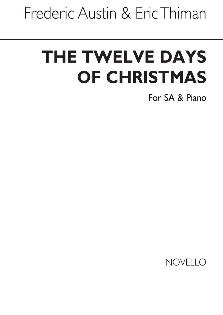 Twelve Days Of Christmas for SA with Piano